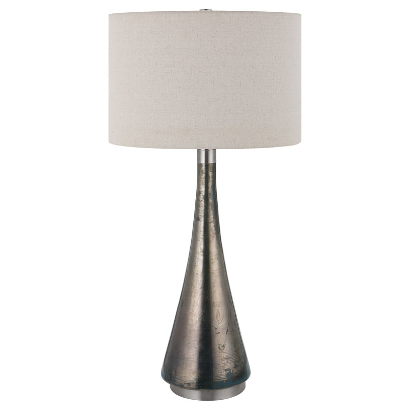 Contour Metallic Glass Table Lamp