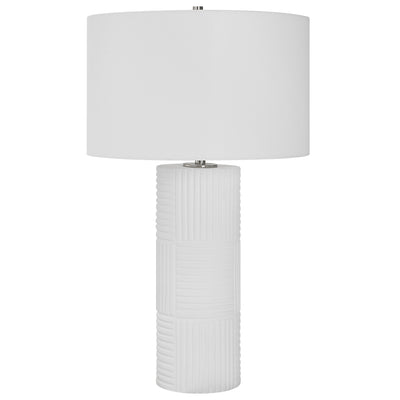 Patchwork White Table Lamp