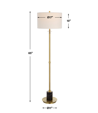 Uttermost Guard Brass Floor Lamp