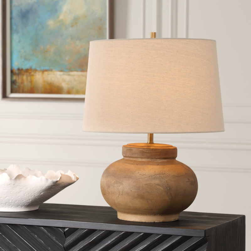 Urbino Aged Terracotta Table Lamp