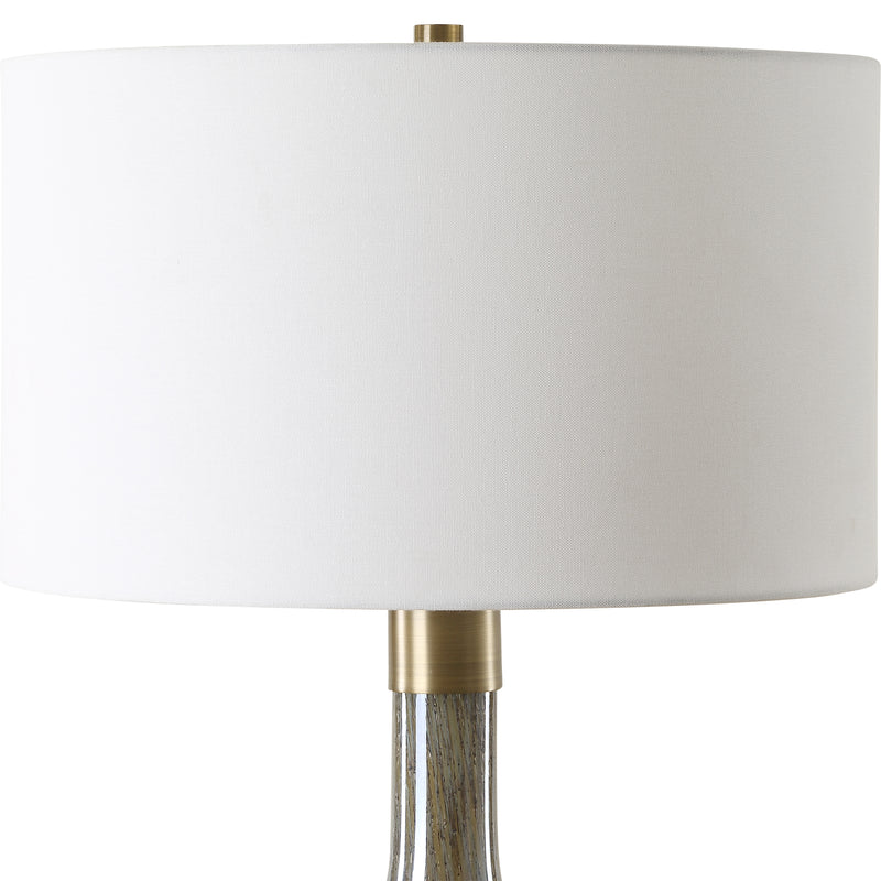 Rhine Brown Glass Table Lamp