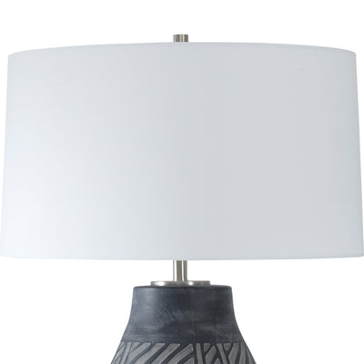 Natchez Charcoal Table Lamp