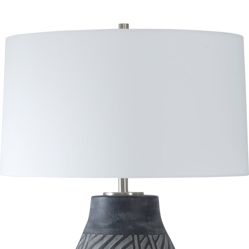 Natchez Charcoal Table Lamp