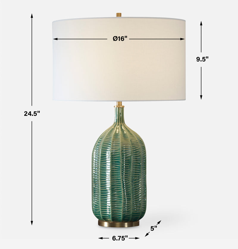 Bixby Green Table Lamp