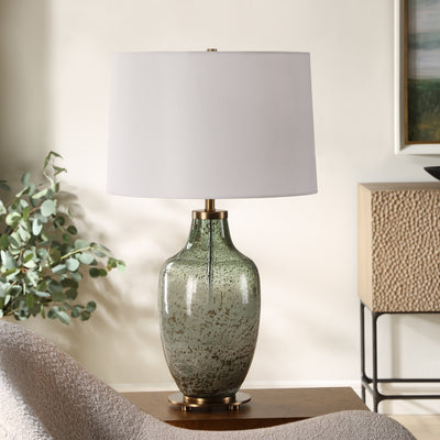 Chianti Olive Glass Table Lamp