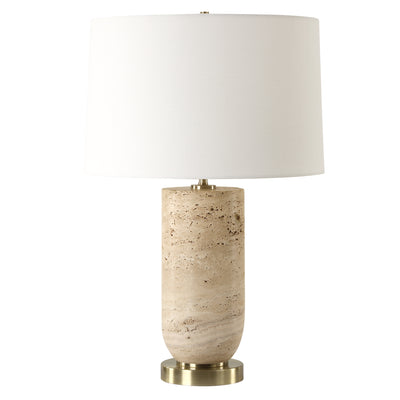 Aubrey Travertine Table Lamp