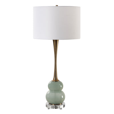 Sanctuary Green Gray Table Lamp