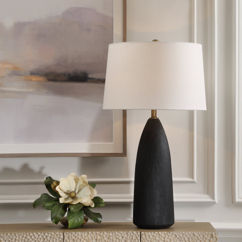 Jett Black Table Lamp