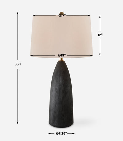 Jett Black Table Lamp