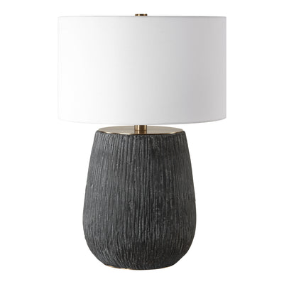 Americana Aged Black Table Lamp