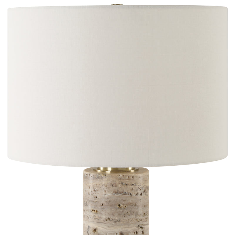 Cortado Travertine Table Lamp