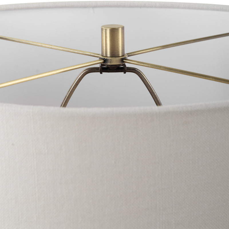 Strata Tan Glaze Table Lamp