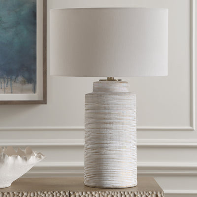 Crimp Ribbed Table Lamp