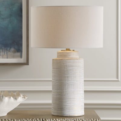 Crimp Ribbed Table Lamp