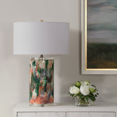 Verdant Multi-Colored Table Lamp