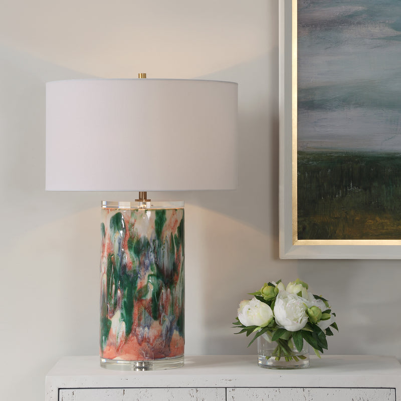 Verdant Multi-Colored Table Lamp