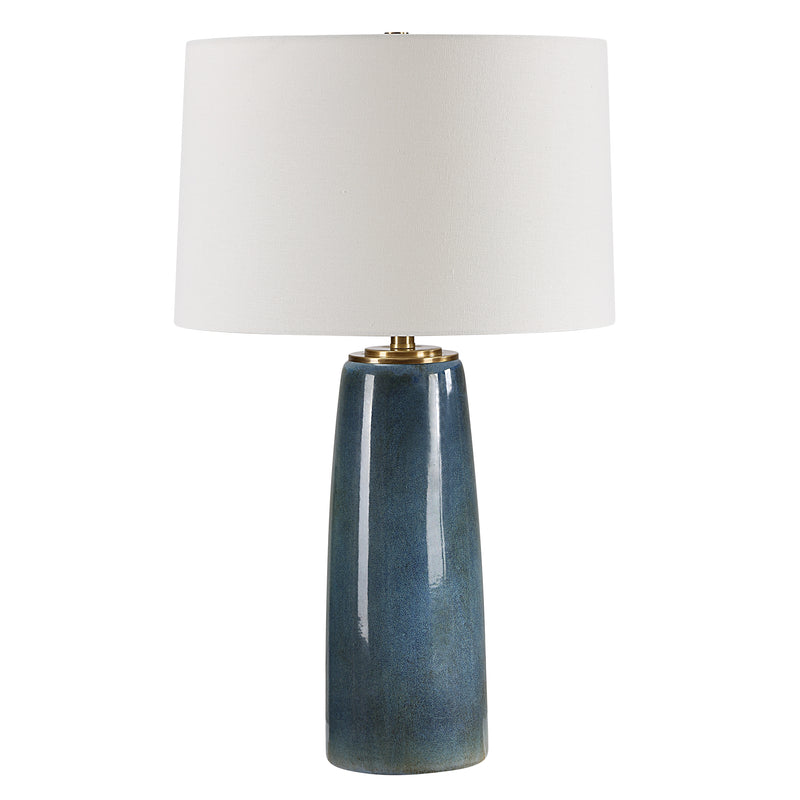 Submerged Deep Blue Table Lamp