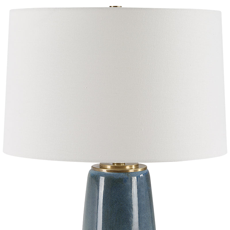 Submerged Deep Blue Table Lamp