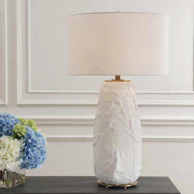 Vida White Table Lamp