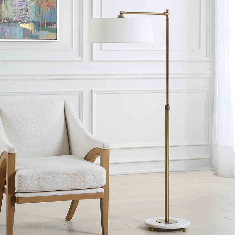 Branch Out Brass Floor Lamp