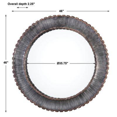 Tanaina Round Mirror