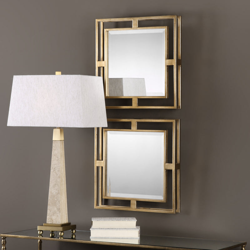 Allick Square Mirrors, S/2