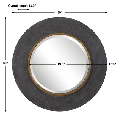 Saul Round Mirror