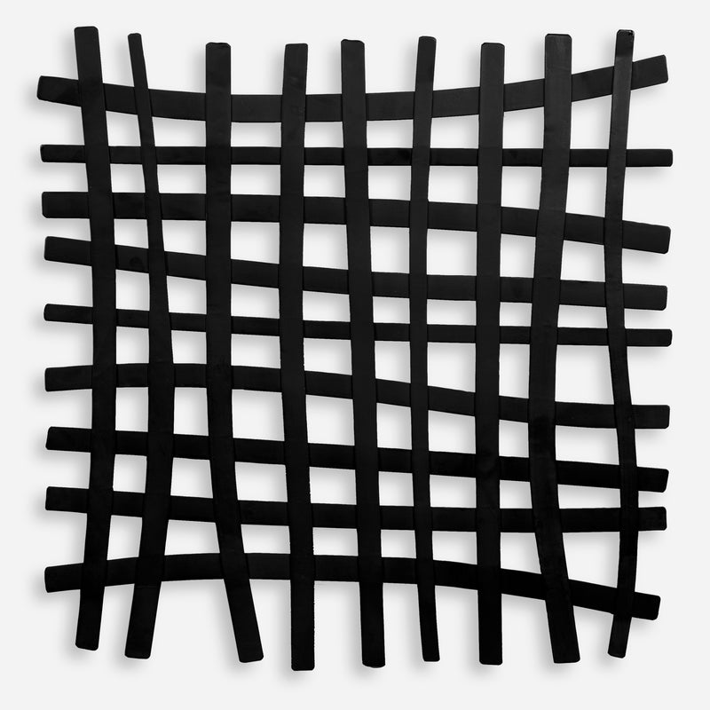 Gridlines Metal Wall Decor