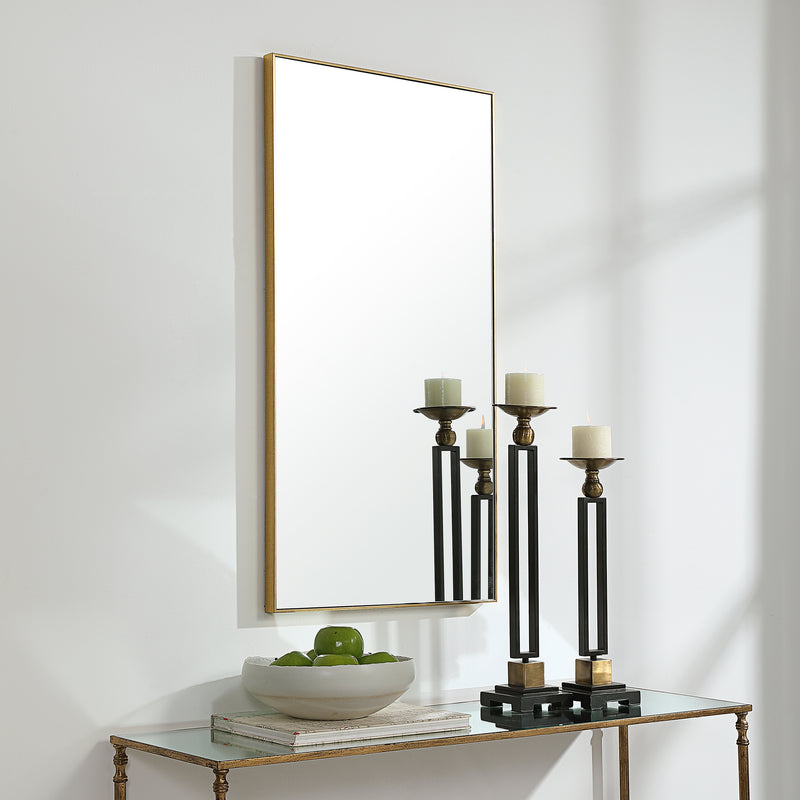 MIRROR , gold , 101 cm