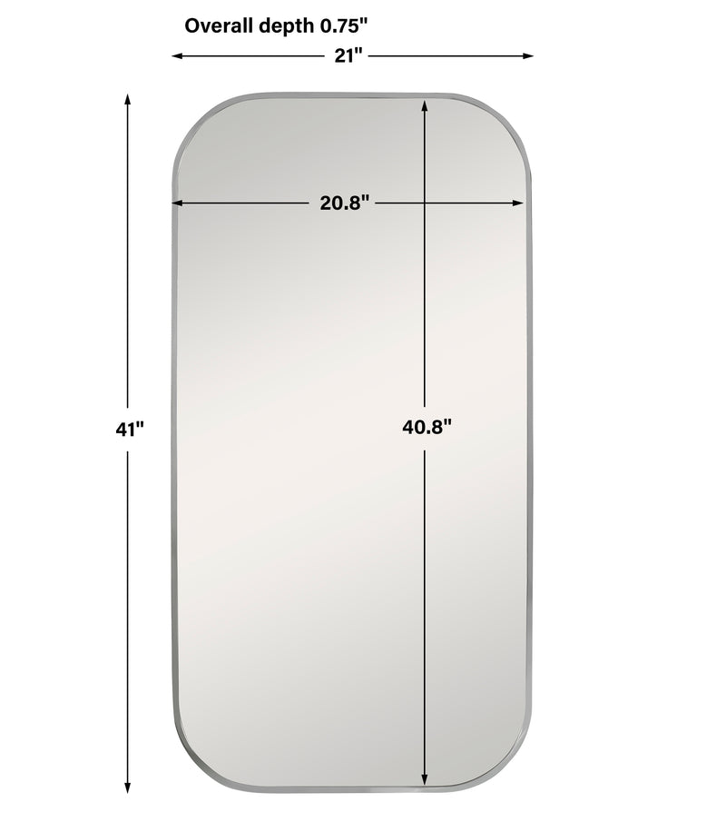 Taft Polished Nickel Mirror