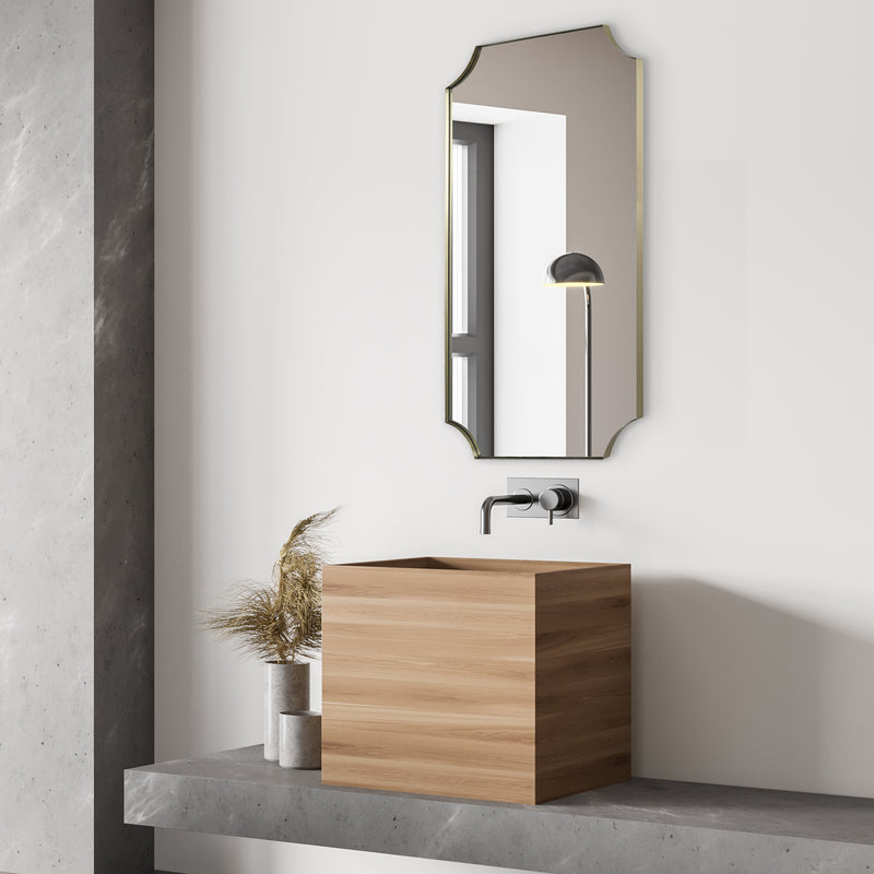 Lennox Brass Mirror