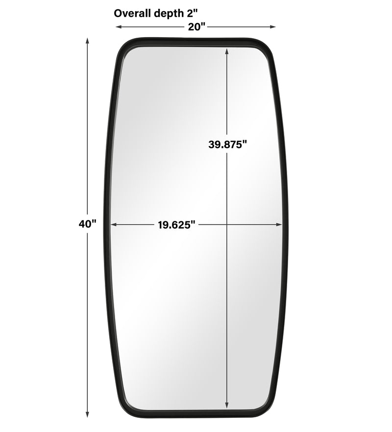 MIRROR , black 101 cm