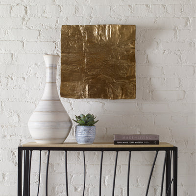 Archive Metal Wall Decor, Brass