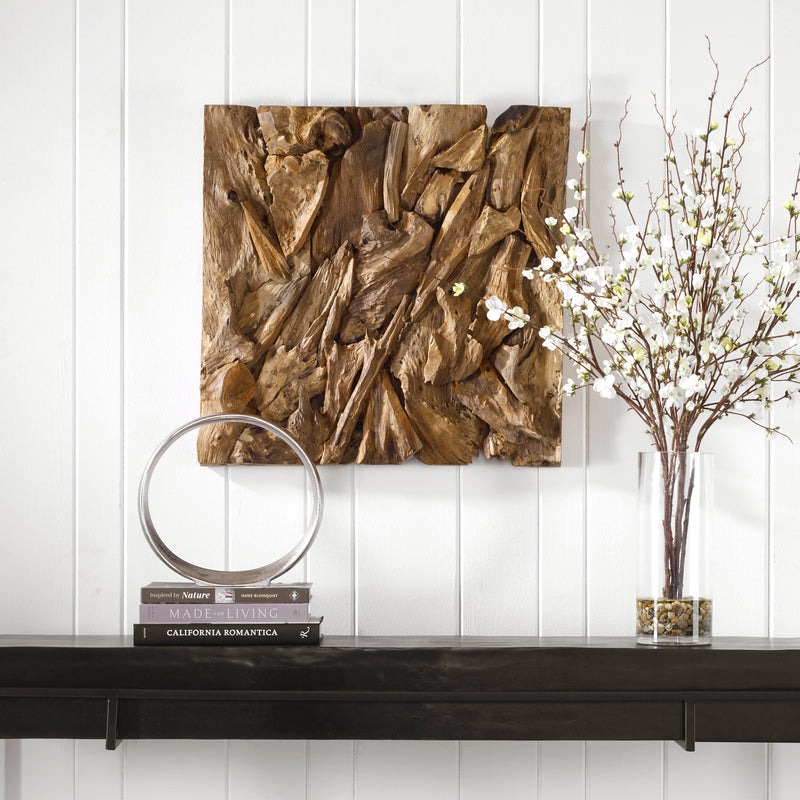 Rio Wood Wall Decor, Natural