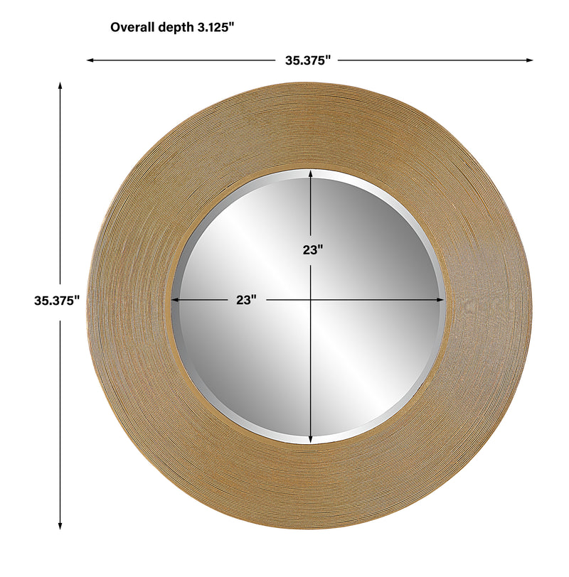 Archer Round Mirror