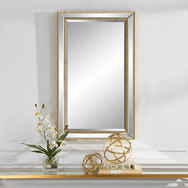 MIRROR,gold,101 cm