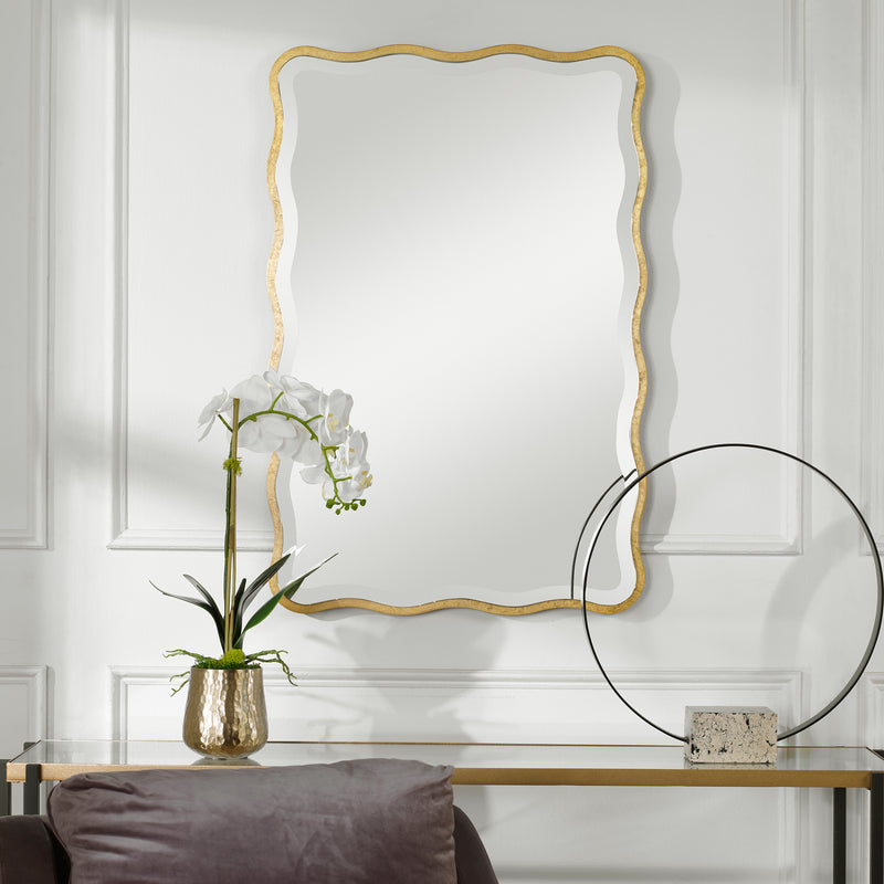 Aneta Mirror, Gold