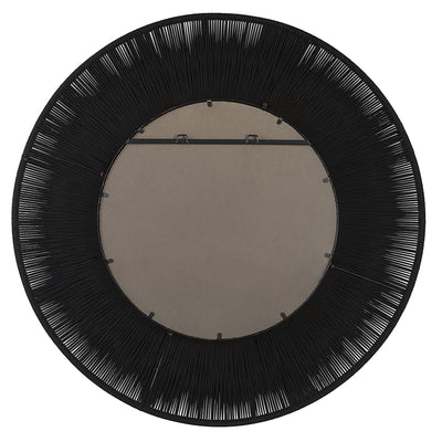 Sailor's Knot Round Mirror, Black