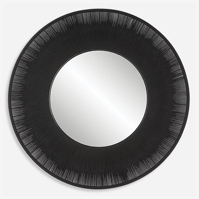 Sailor's Knot Round Mirror, Black