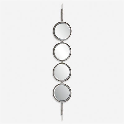 Button Mirror, Silver