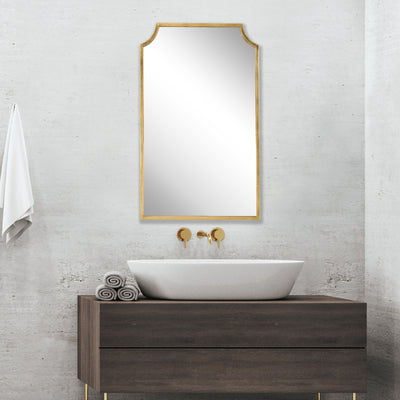 MIRROR , gold , 91 cm