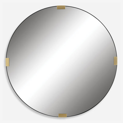 Clip Round Mirror