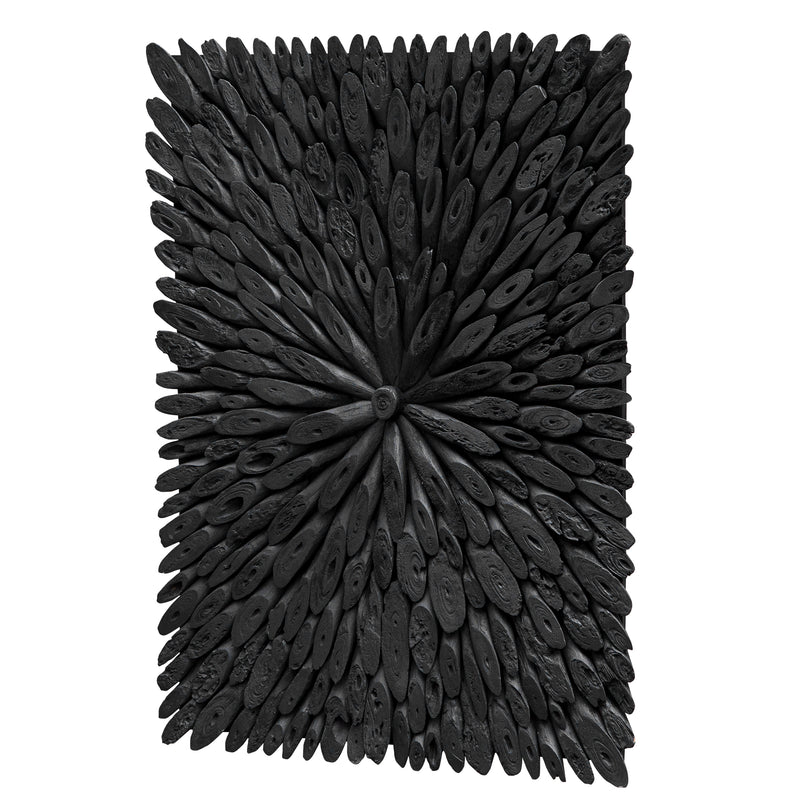 Uttermost Bahama Black Wood Wall Decor