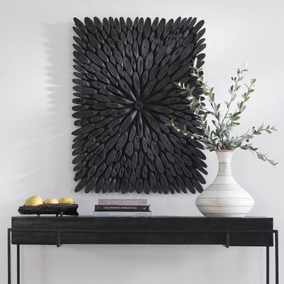 Uttermost Bahama Black Wood Wall Decor