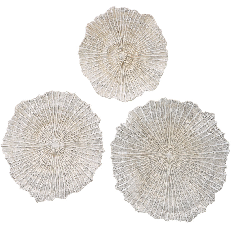 Uttermost Ocean Gems Coral Wall Decor, Set/3