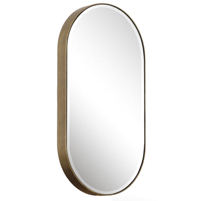 Lago Oval Gold Mirror