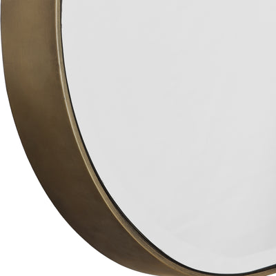 Lago Oval Gold Mirror