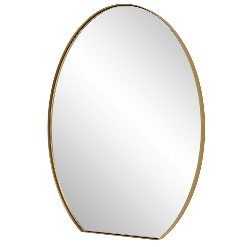 Uttermost Cabell Brass Oval Mirror