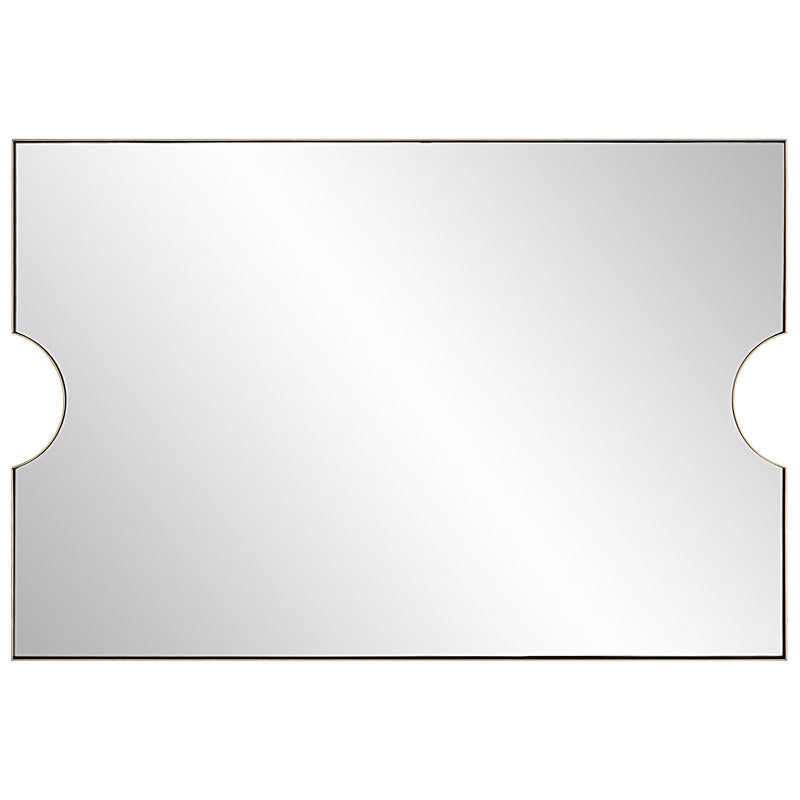 Ticket Gold Vanity Mirror