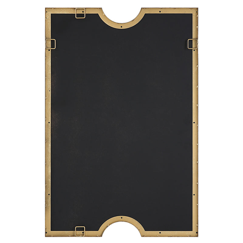 Ticket Gold Vanity Mirror